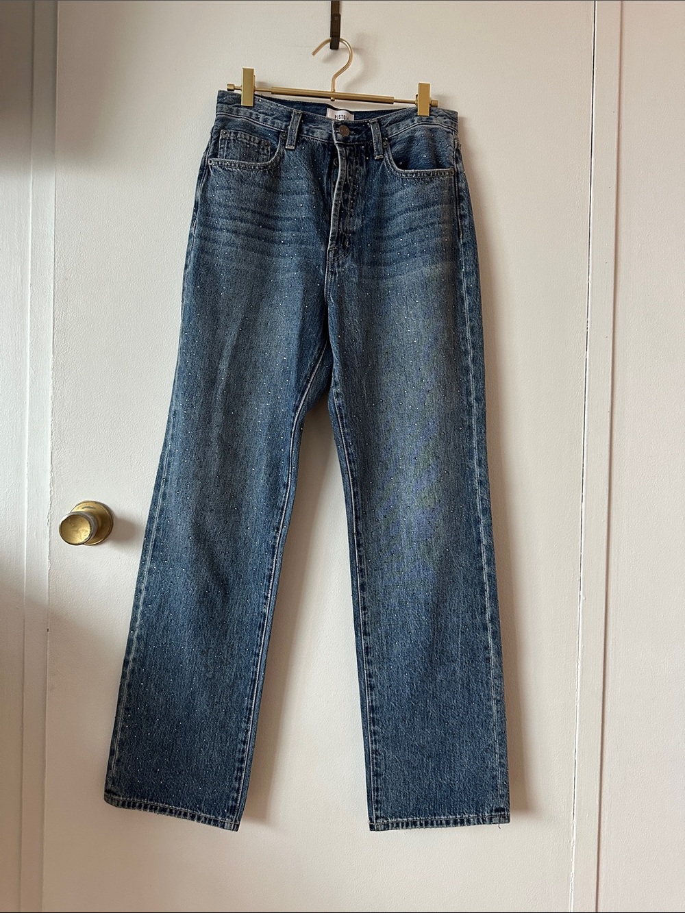 Pistola Jeans Rhinestone Detail - Picture 2 of 6
